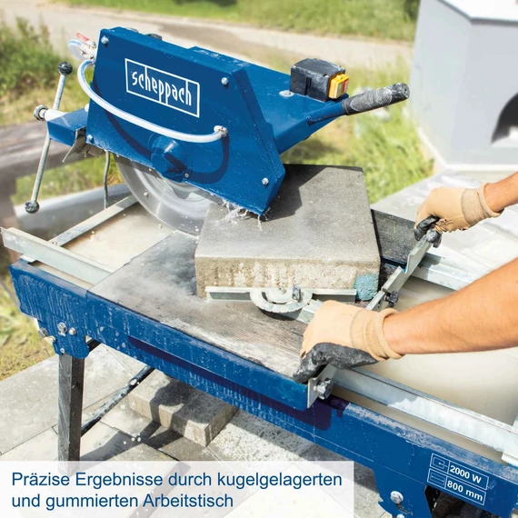 HSM4000 Scheppach Kővágó gép, Vízszivattyúval