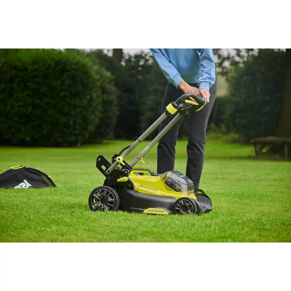 RYOBI 18 V ONE+ RY18LMX40C-0 akkus fűnyíró, akkumulátor és töltővel!