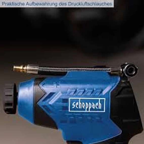 Scheppach  C-AC20-X Akkus kompresszor, akkumulátor és a töltővel