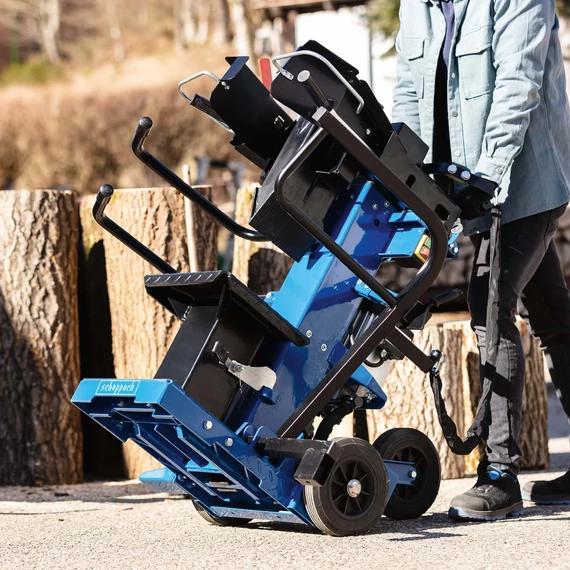 Scheppach 15 tonnás Compact Profi Rönkhasító, Fahasító Garanciával