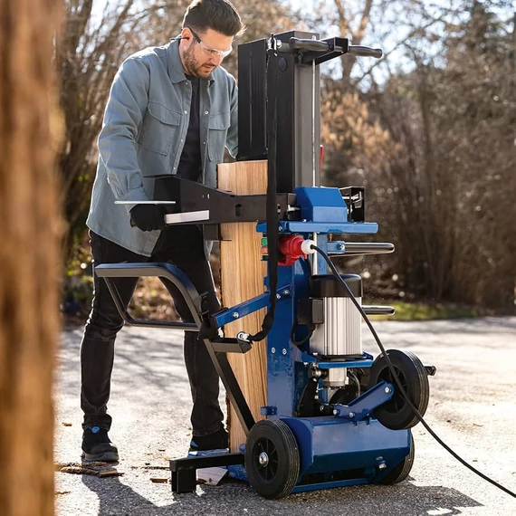Scheppach 15 tonnás Compact Profi Rönkhasító, Fahasító Garanciával