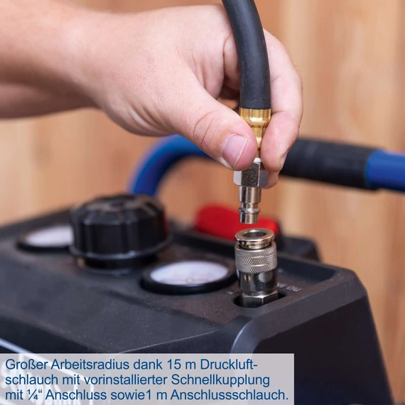 Scheppach AHR15 Automatikus sűrített levegős tömlődob