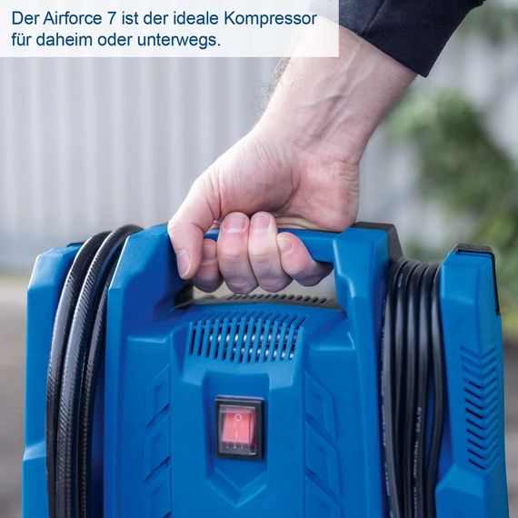 Scheppach Airforce 7 Mobil kompresszor, hordozható kompresszor 8 bár