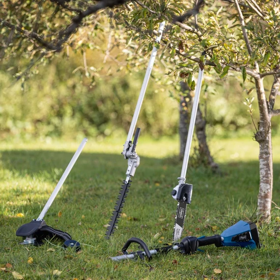 SCHEPPACH BC-MFH400-X 4 az 1-ben akkumulátoros bozótvágó aksival és töltővel