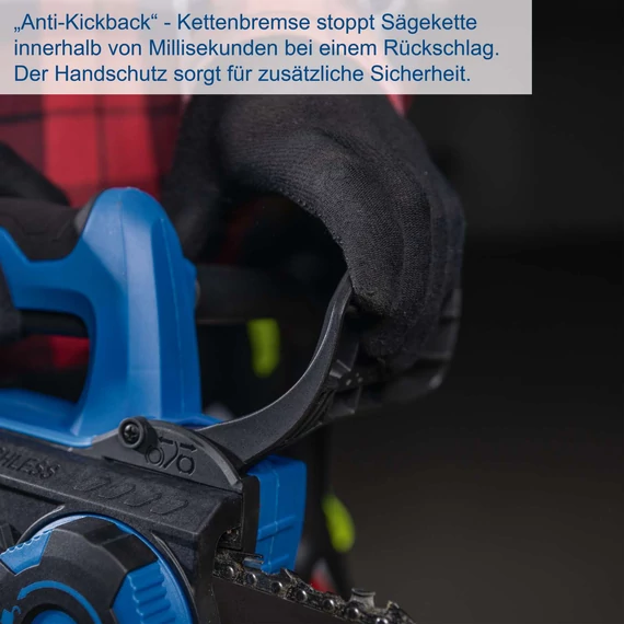 Scheppach BC-TCS200-X akkus láncfűrész, Metsző fűrész, Aksival töltőve