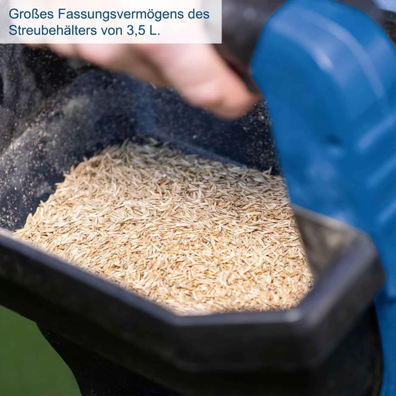 Scheppach C-GSP800-X akkus kézi só szórófej, Akkumulátor töltővel!