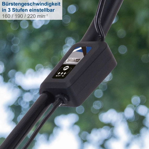 Scheppach C-S610-X Akkumulátoros seprőgép, akkumulátor és töltővel