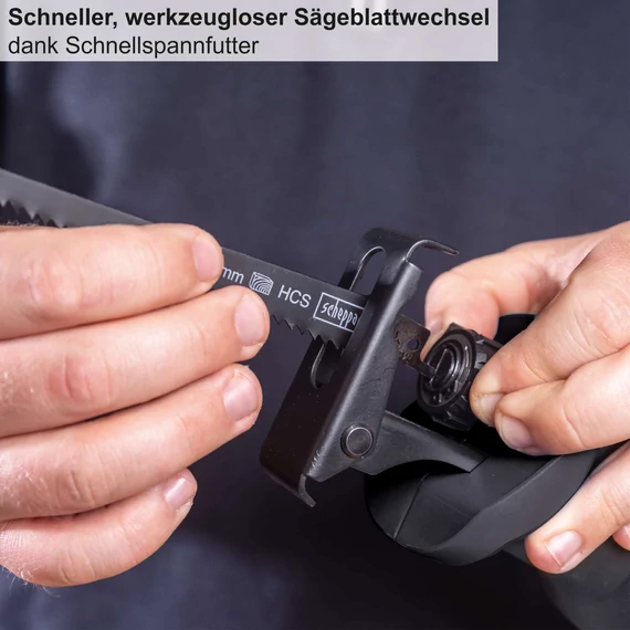 SCHEPPACH C-SAS100BE-X S Akkus orrfűrész készlet, akkumulátorral és töltővel