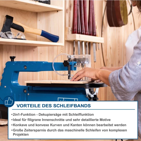 Scheppach DECO SWITCH Asztalidekopir lábpedállal