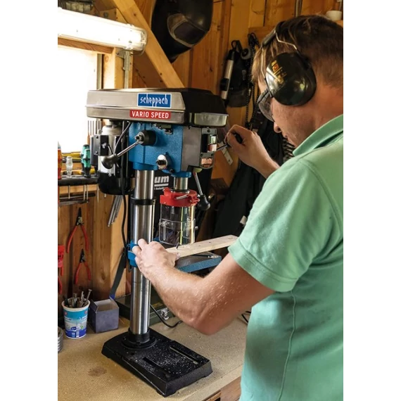 Scheppach DP 19 VARIO oszlopos fúró - digitális kijelzővel