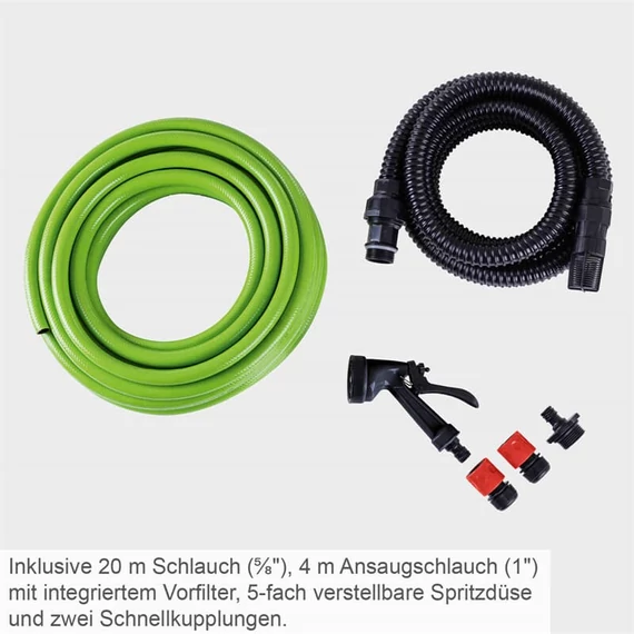 Scheppach GP 600 S Kerti szivattyú és Ajándék Szett