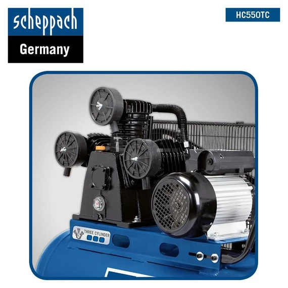 Scheppach Hc 550 TC Kompresszor 100L 3 hengeres