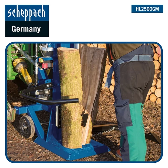 Scheppach HL3000GM Rönkhasítógép, fahasító