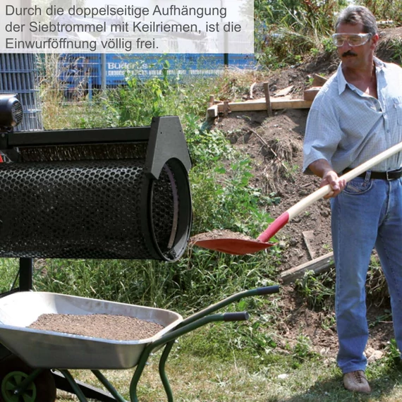 Scheppach rs 350 Elektromos rostagép, forgó szita
