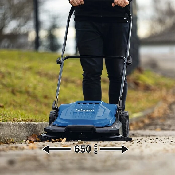 Scheppach S800 Seprőgép, csarnokseprű, térkőseprű